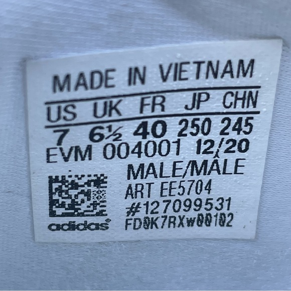 adidas Ozweego Triple White shoes size 7 - Picture 15 of 16